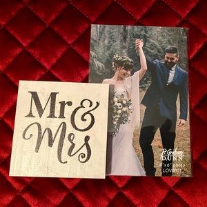 Bridal photograph frame